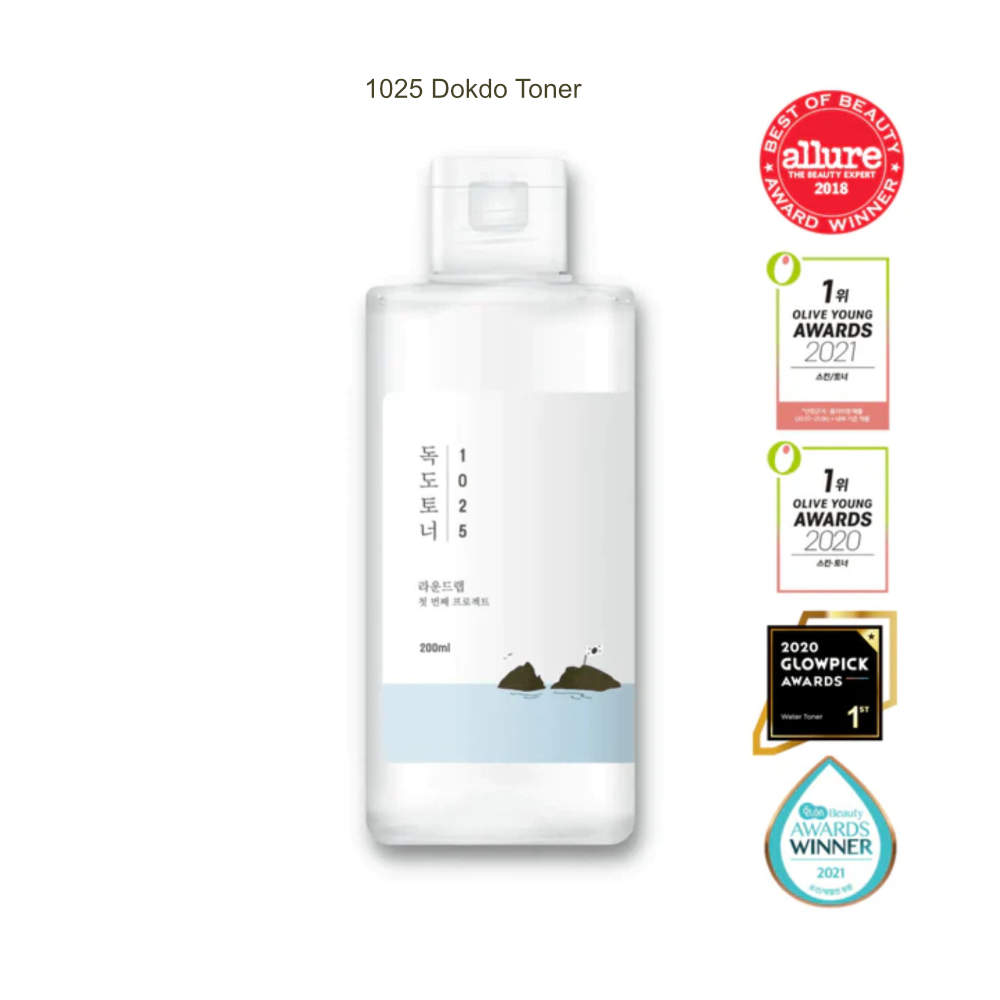 Korean Skincare ROUND LAB 1025 DOKDO TONER 200ml mit EAN 8809657114731 K-Beauty Koreanische Kosmetik