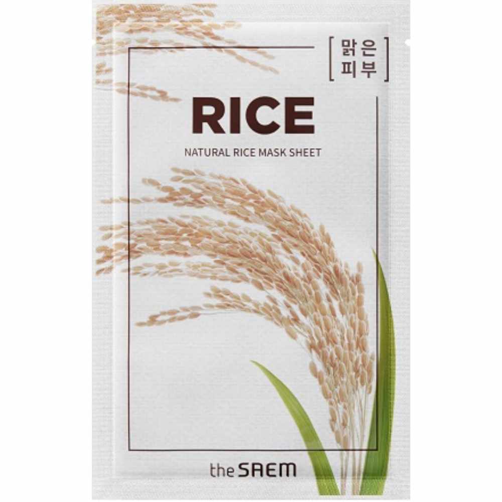 Korean Skincare THE SAEM Natural Rice Mask Sheet mit EAN 8806164158920 K-Beauty Koreanische Skincare