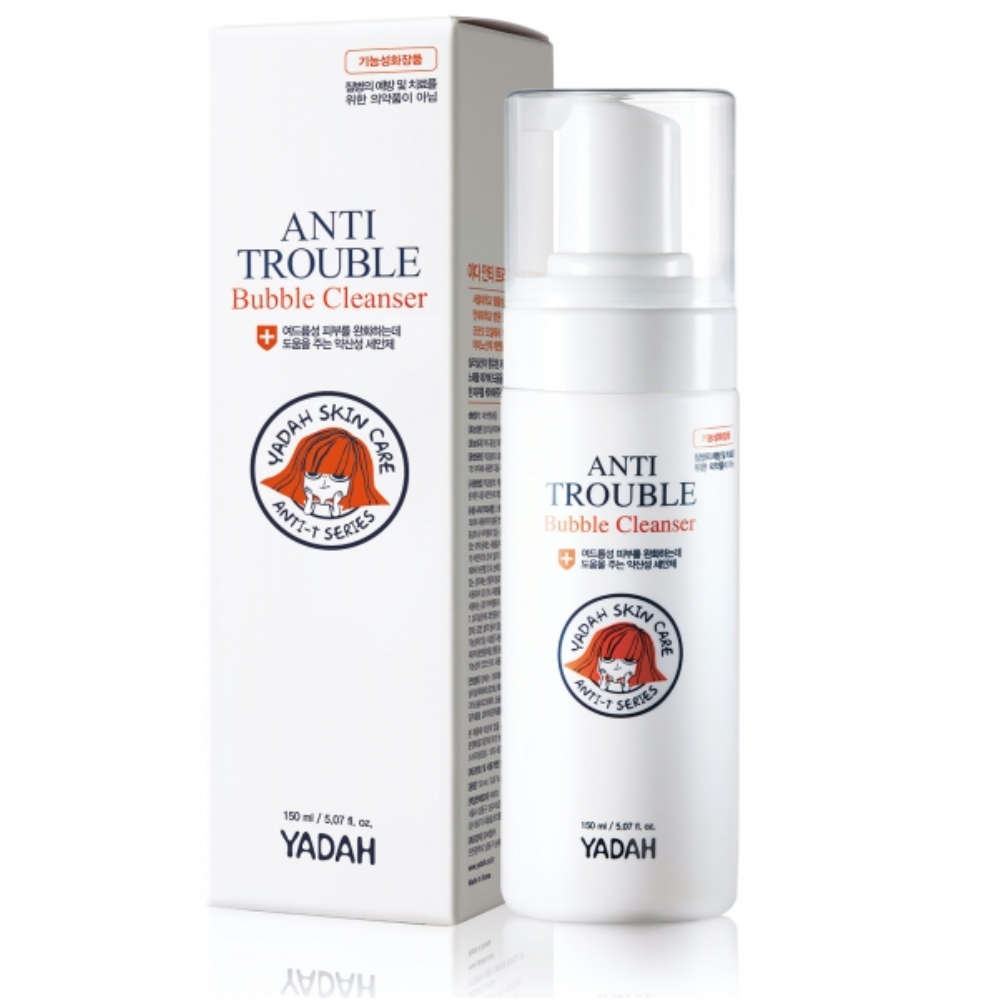 Korean Skincare Yadah Anti Trouble Bubble Cleanser 150 ml mit EAN 8809340380023 K-Beauty Koreanische Kosmetik