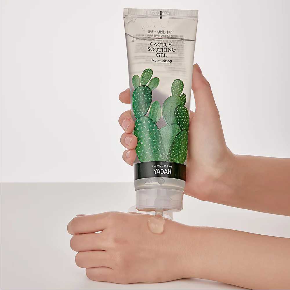 Korean Skincare Yadah Cactus Soothig Gel Moisturizing 250 ml mit EAN 8809340385349 K-Beauty Koreanische Kosmetik