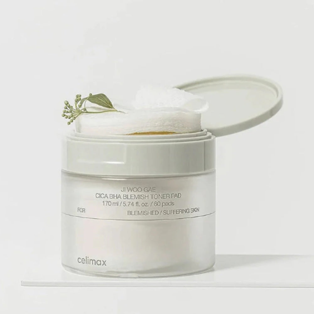 Korean Skincare Celimax Ji Woo Gae Cica BHA Blemish Toner Pad 60 Pads mit EAN 8809783321225  Koreanische Kosmetik K Beauty 