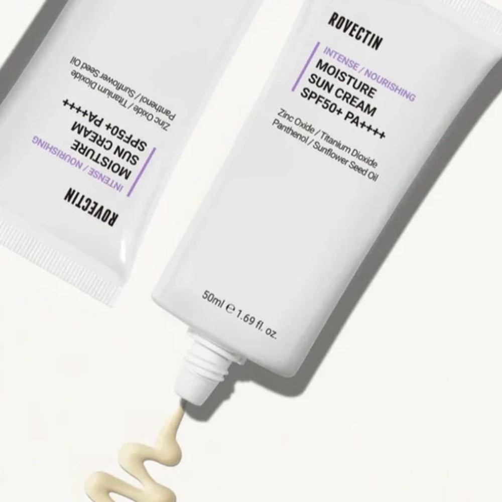 Korean Skincare Rovectin Intense Moisture Sun Cream SPF50+ PA++++ 50 ml mit EAN 8809348502632 Koreanische Kosmetik K Beauty