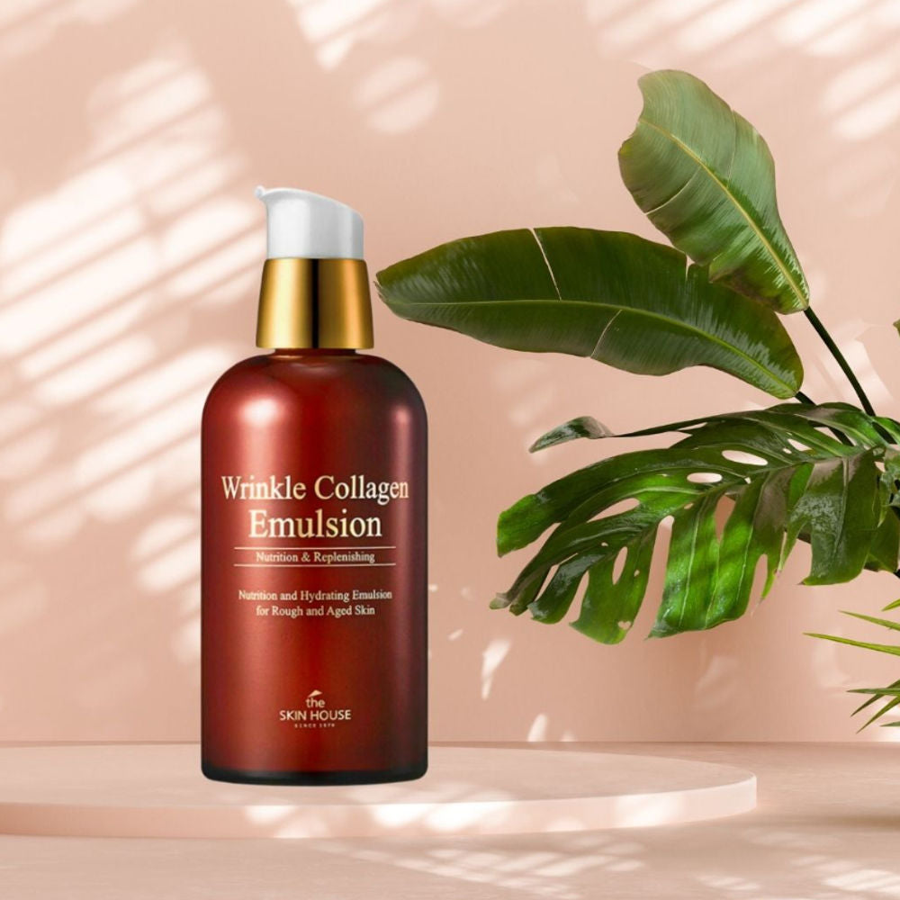Korean Skincare  The Skin House Wrinkle Collagen Emulsion 130 ml mit EAN 8809080822210 Koreanische Kosmetik K Beauty