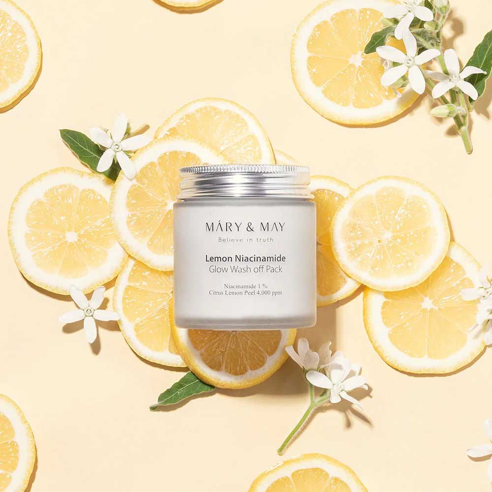 Marie et mai | Pack Wash-off Citron Niacinamide Glow - 125g