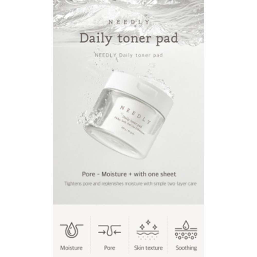 Korean kosmetik NEEDLY Daily Toner Pad 60 pads EAN 8809455422236 K-Beauty Koreanische Skincare