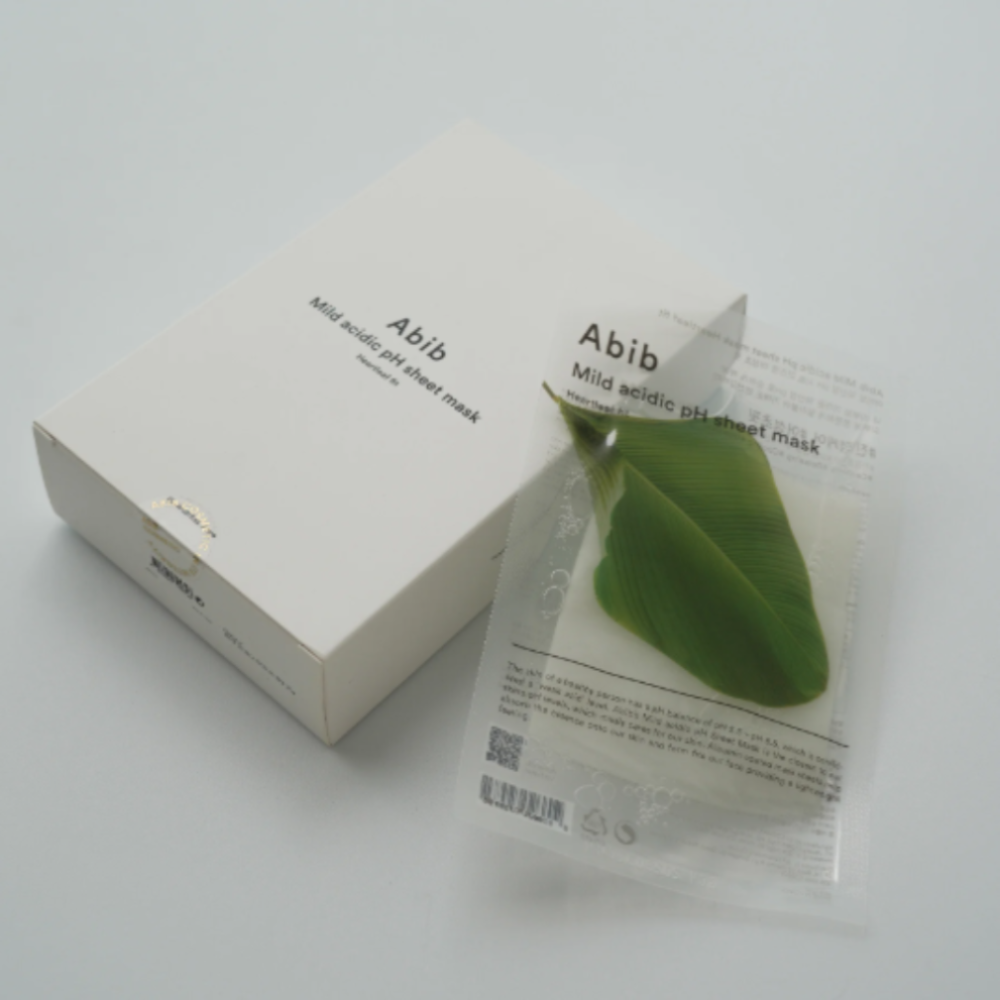 Korean Skincare Abib Mild Acidic pH Sheet Mask Heartleaf Fit  30 ml mit EAN 8809624725731 K Beauty Koreanische Skincare