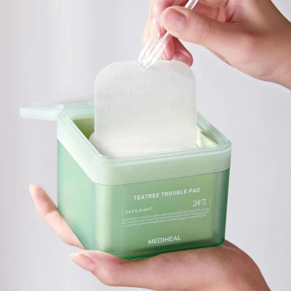 Korean Skincare Mediheal Teatree Trouble Pad 100 Pads mit EAN 8809615058671  Koreanische Kosmetik K Beauty 