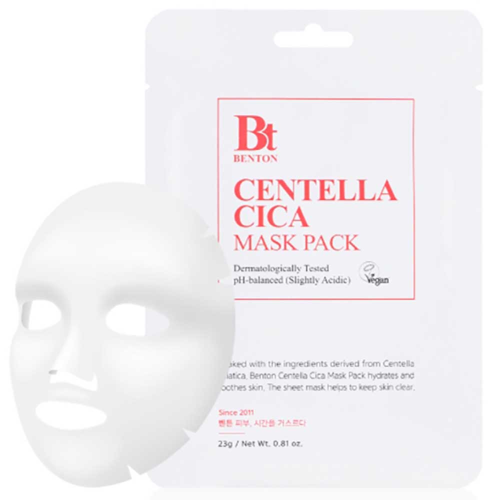 Koreanische Kosmetik Benton Goodbye Redness Centella Cica Mask Pack mit EAN 8809566990327 Korean Skincare K-Beauty