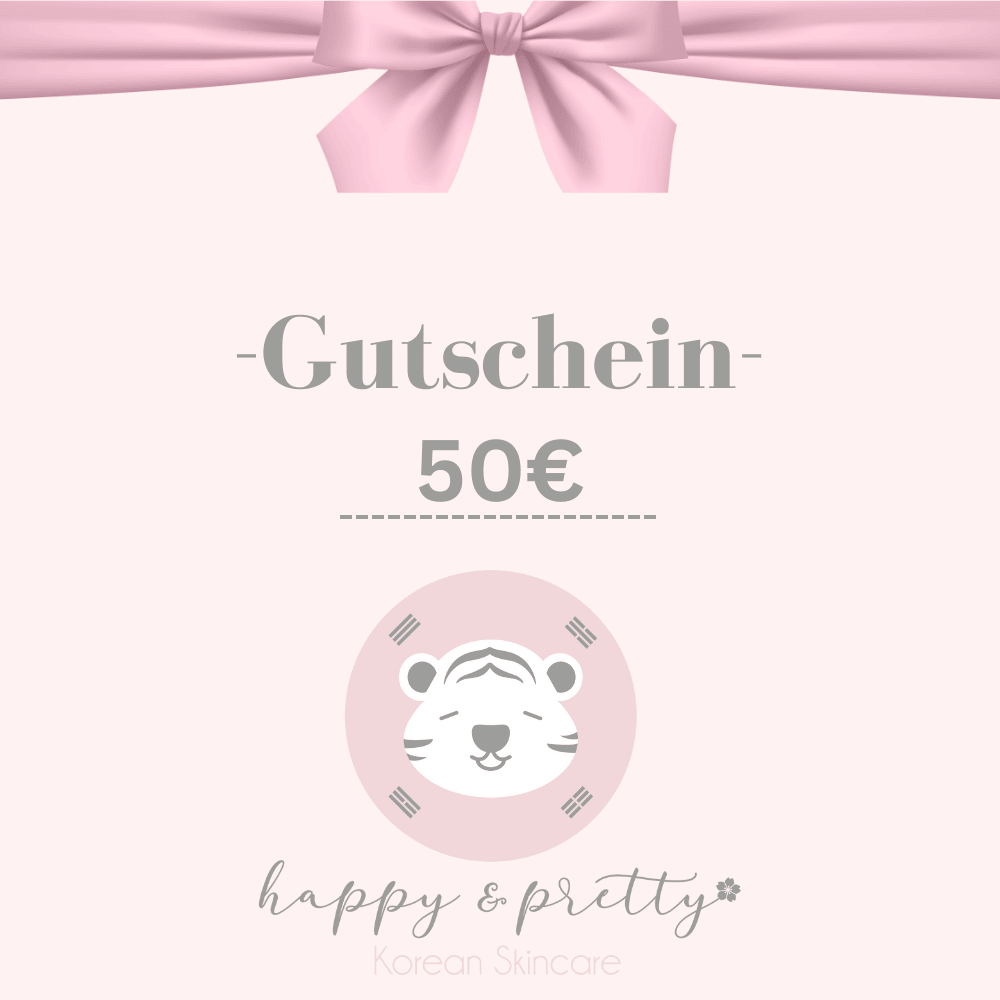 Koreanische Kosmetik Happy and Pretty Gutschein 50 Euro K-Beauty Korean Skincare