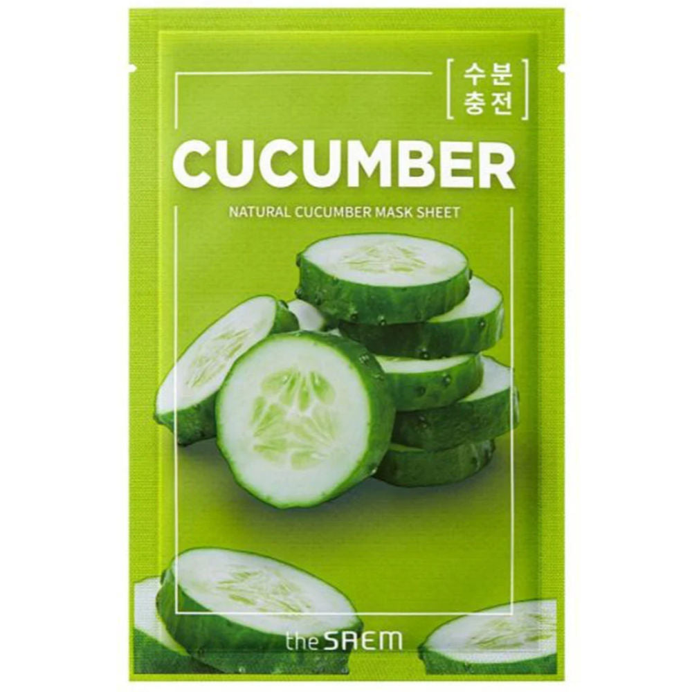 Koreanische Kosmetik THE SAEM Natural Cucumber Mask Sheet 21 ml EAN 8806164158937 k beauty koreanische Kosmetik