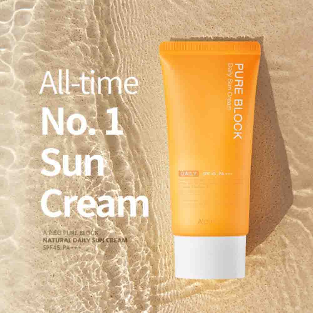 Koreanische Skincare APIEU Pure Block Daily Sun Cream Ex SPF50 mit EAN 8809581450615 K-Beauty Korean