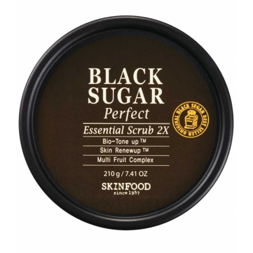 Koreanische Skincare SKINFOOD Black Sugar Perfect Essential Scrub 2x mit EAN 8809153105677 K-Beauty Koreanische Kosmetik