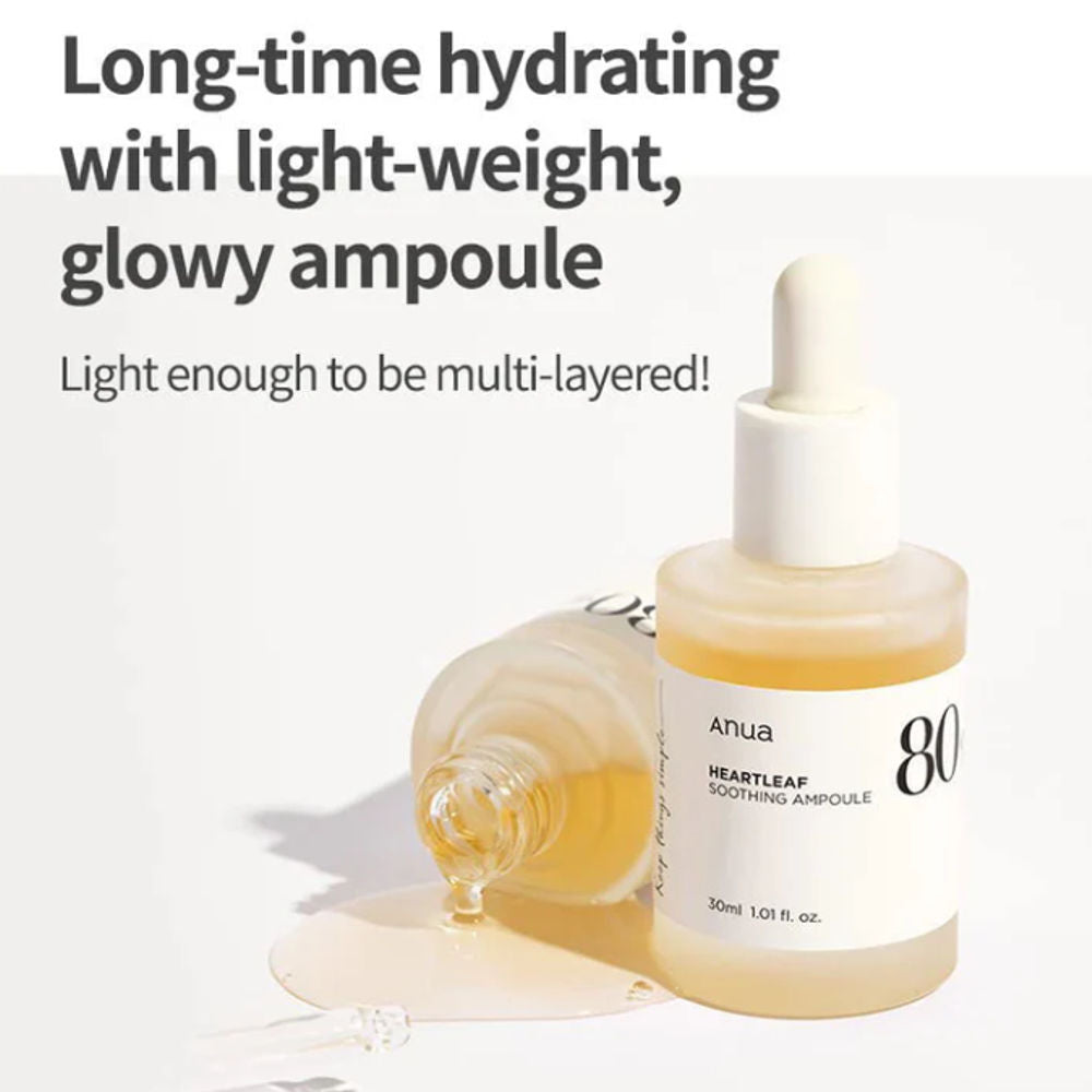 Koreanische Kosmetik Heartleaf 80 Moisture Soothing Ampoule mit EAN 8809640734717 Korean kosmetik Korean Skincare K Beauty 