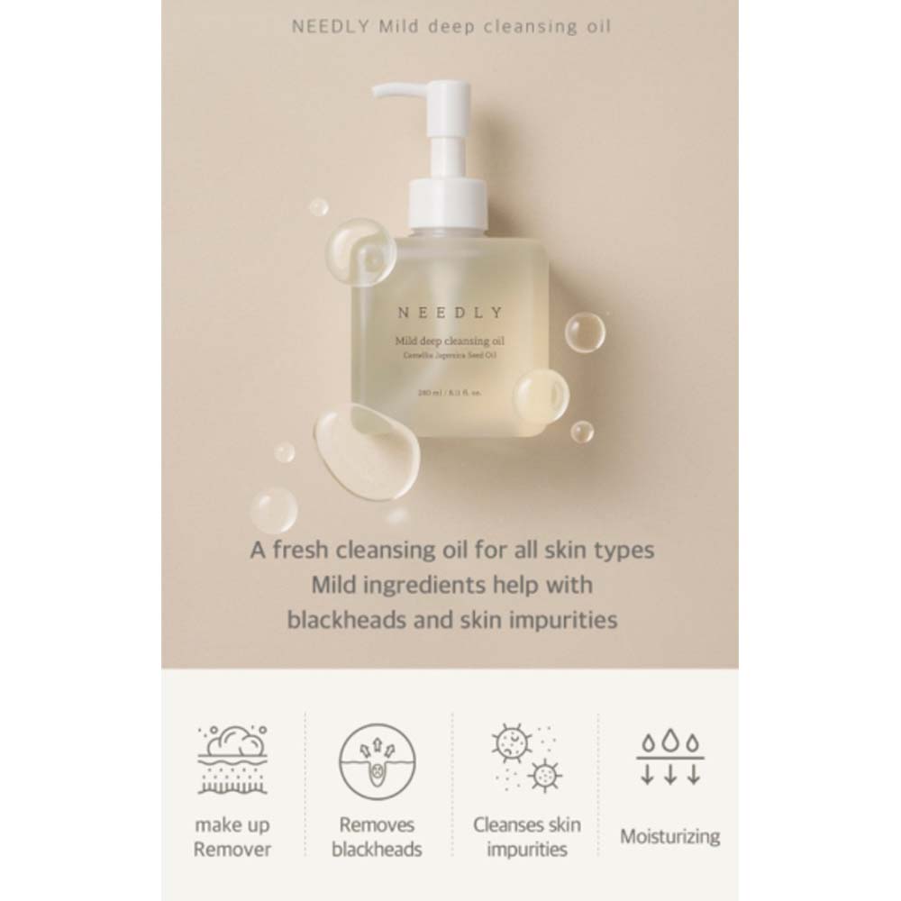 Nutzung Korean Skincare NEEDLY Daily Mild Cleansing Oil 8809455420928 K-Beauty Koreanische Kosmetik