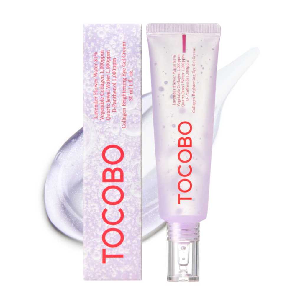 Verpackung Korean Skincare Tocobo Collagen Brightening Eye Gel Cream 30 ml mit EAN 8809835060157 K-Beauty Koreanische Skincare