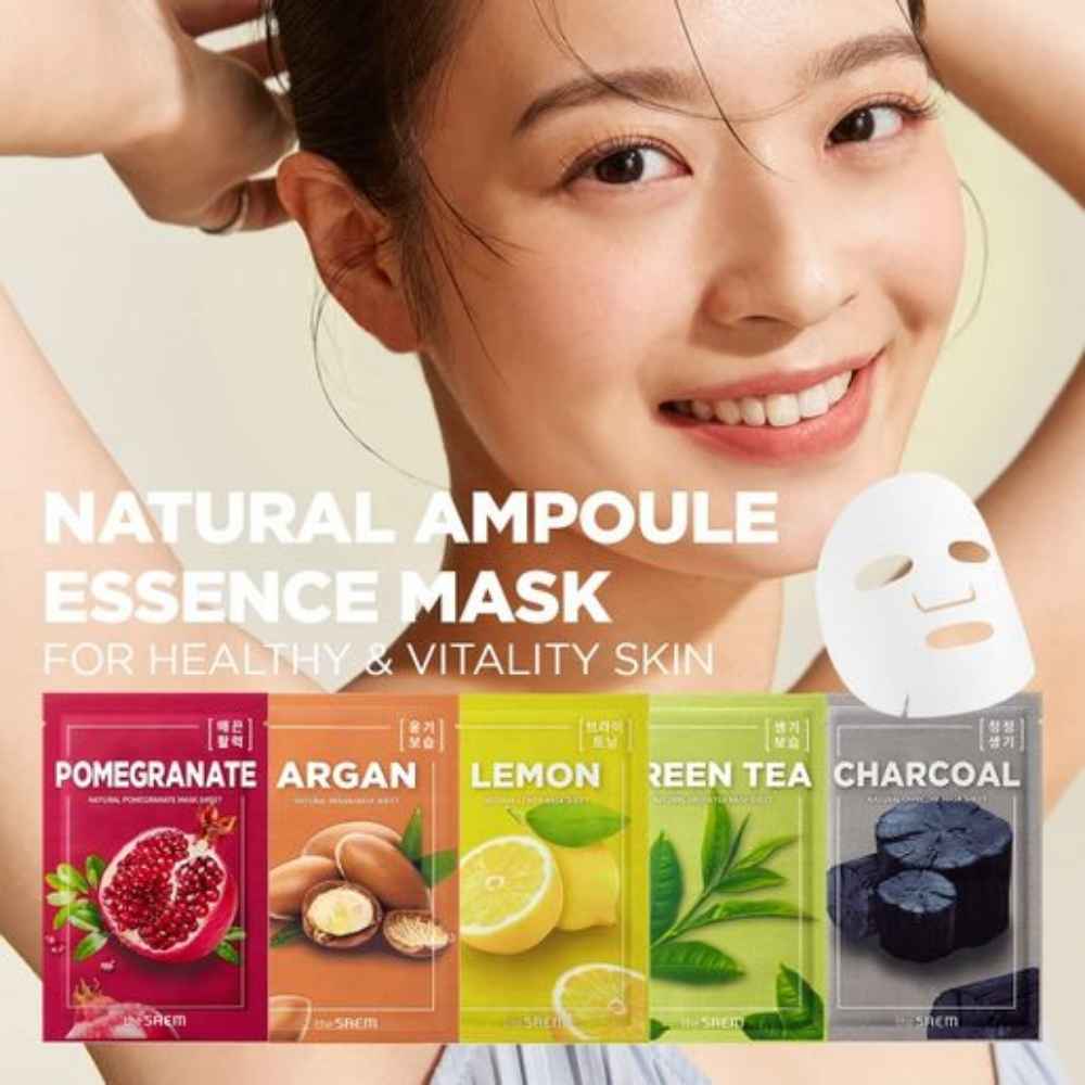 k beauty THE SAEM Natural Green Tea Mask Sheet 21 ml EAN 8806164158890 koreanische Kosmetik