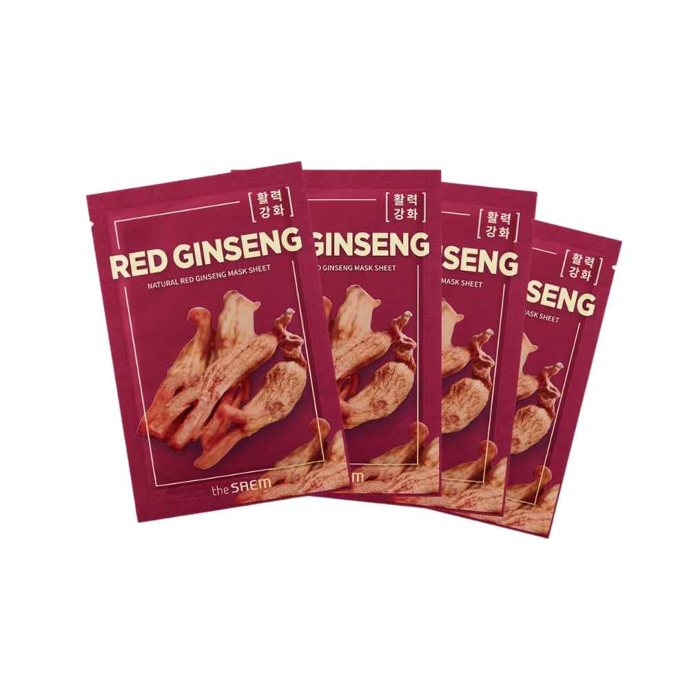 k beauty THE SAEM Natural Red Ginseng Mask Sheet 21 ml EAN 8806164158999 koreanische Kosmetik