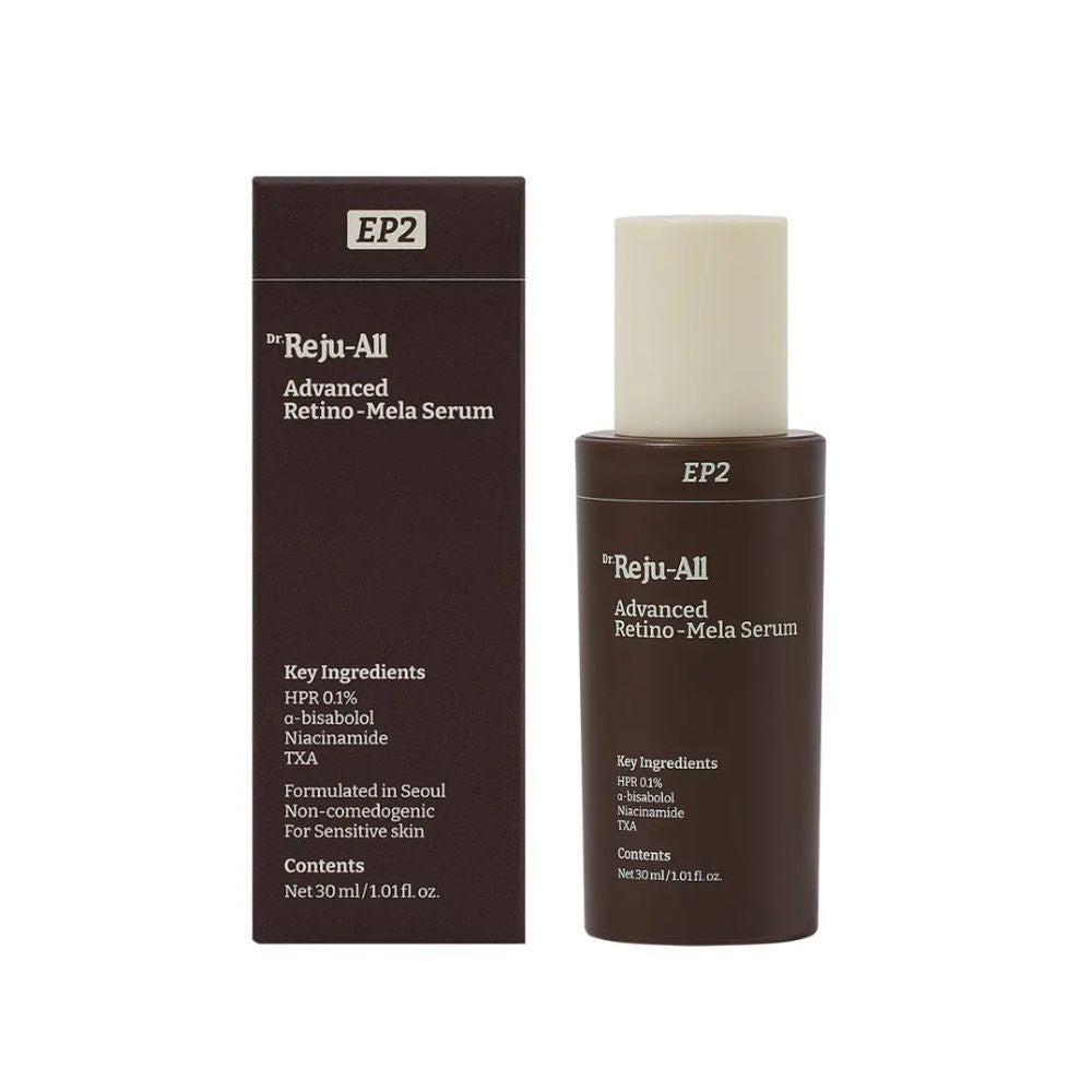K Beauty Dr Reju All Advanced Retino Mela Serum 30 ml mit EAN 8800330330097 Korean Skincare Serum mit HPR Retinoid Niacinamid und Tranexamsäure