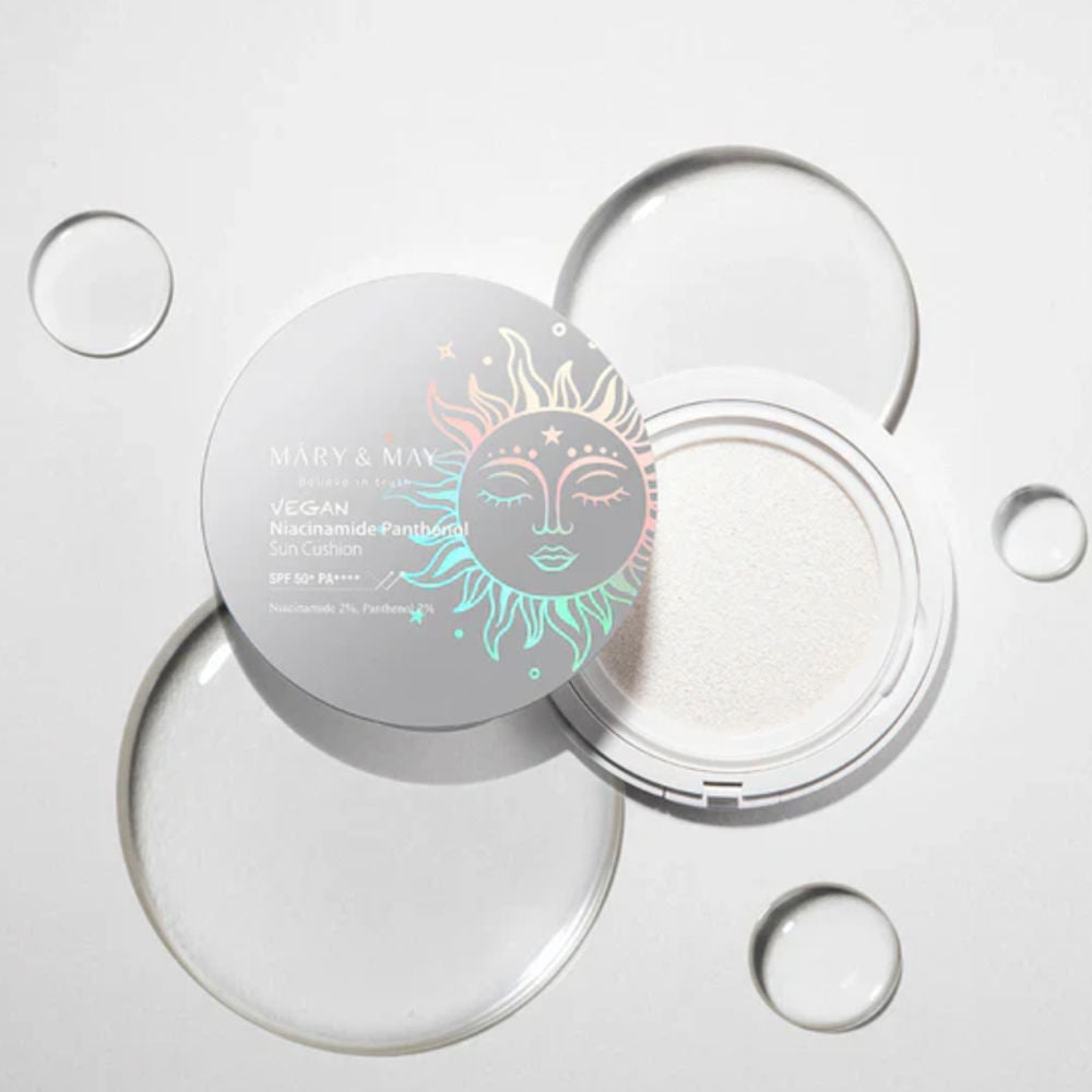 Mary May Vegan Niacinamide Panthenol Sun Cushion SPF50 PA 25g EAN 8809670682040 Korean Skincare Koreanische Kosmetik