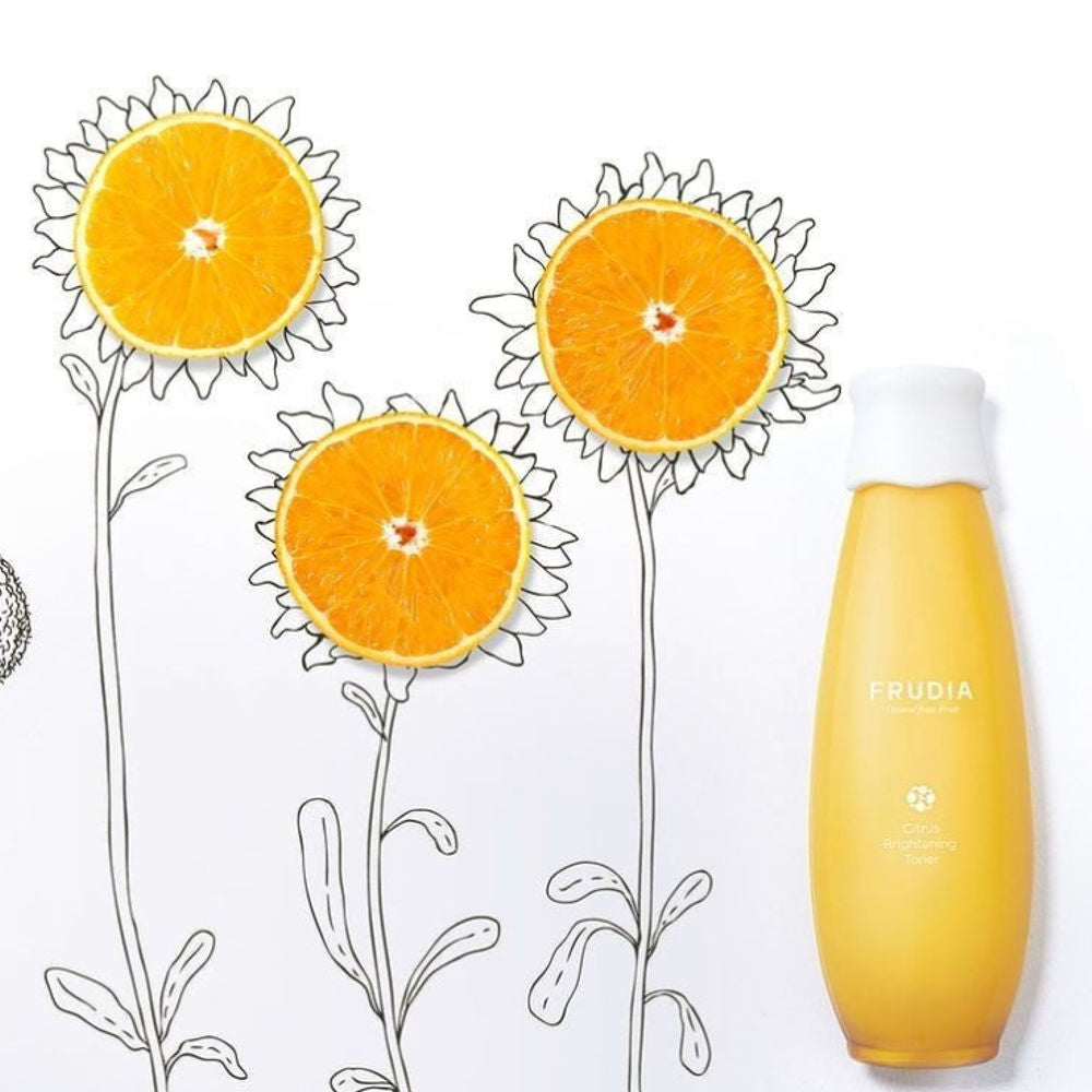Korean Skincare Frudia Citrus Brightening Toner 195 ml mit EAN 8803348031079  Koreanische Kosmetik K Beauty